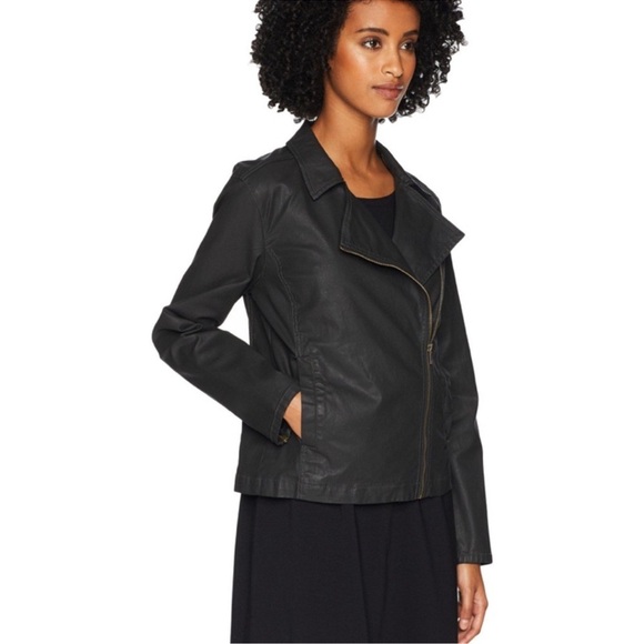Eileen Fisher Waxed Organic Cotton motto Jacket Small NWOT - Picture 2 of 8
